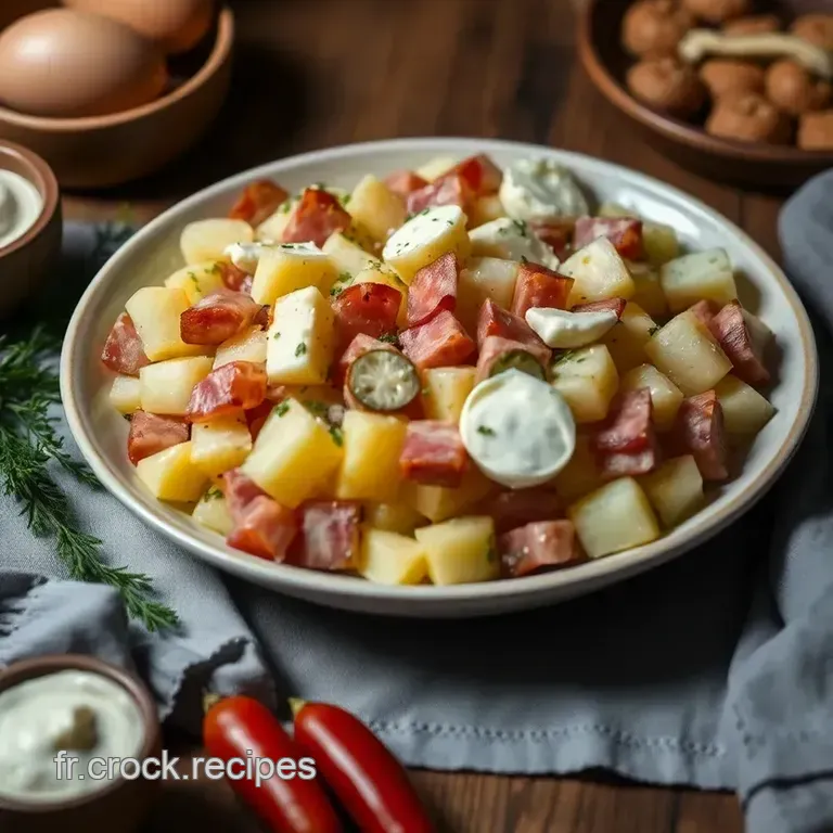 Salade Pi&eacute;montaise De Grand-M&egrave;re: Un Festin Tricolore Facile! presentation