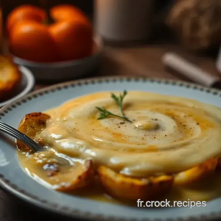Sauce Cr&eacute;meuse aux Herbes pour Pommes de Terre au Four
