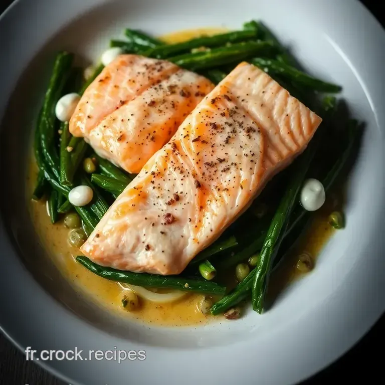 Saumon Aux &Eacute;pinards Cr&eacute;meux - Une Symphonie De Saveurs Et De Fra&icirc;cheur presentation