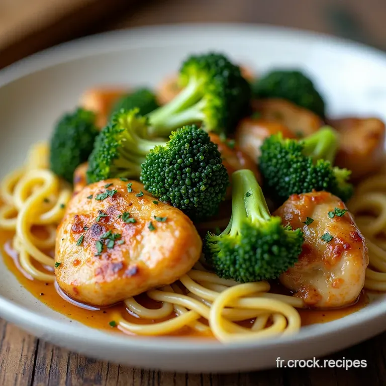 Saut de Poulet et Brocoli Classique