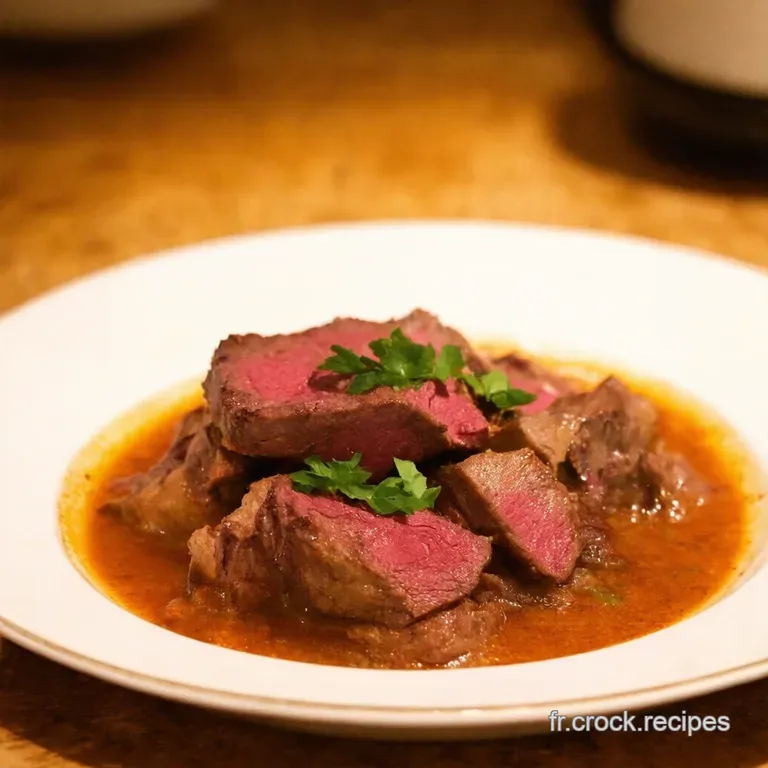 Saut&eacute; De Veau &Agrave; Lancienne presentation