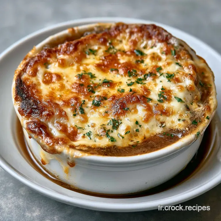 La Vraie Soupe &agrave; l Oignon Gratin&eacute;e