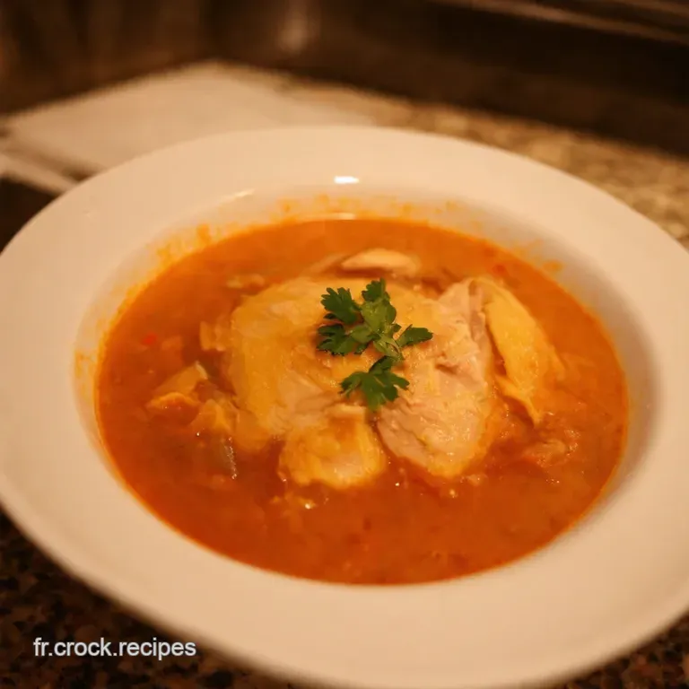 Soupe Au Poulet Orzo Et Citron Soleil M&eacute;diterran&eacute;en presentation