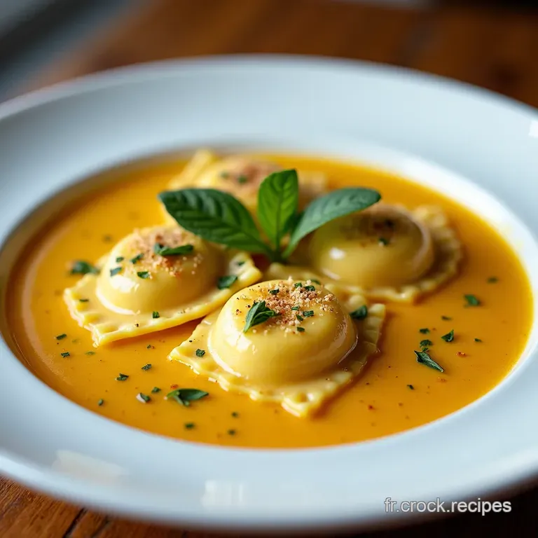 Soupe aux Raviolis au Curry Fusion Gourmande