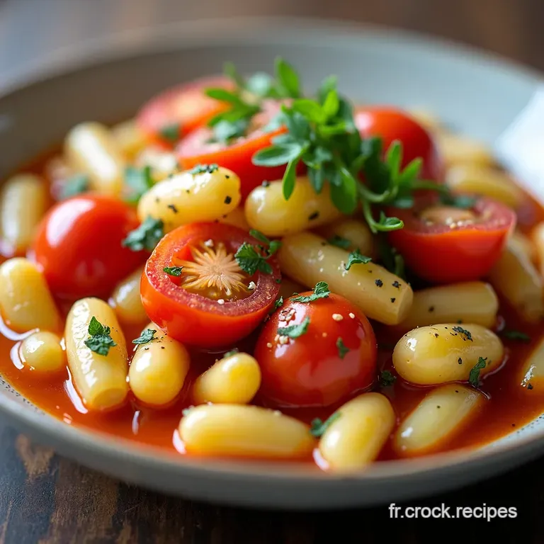 Soupe Cr&egrave;meuse Vegan Tomate Haricots Blancs Version Bistro
