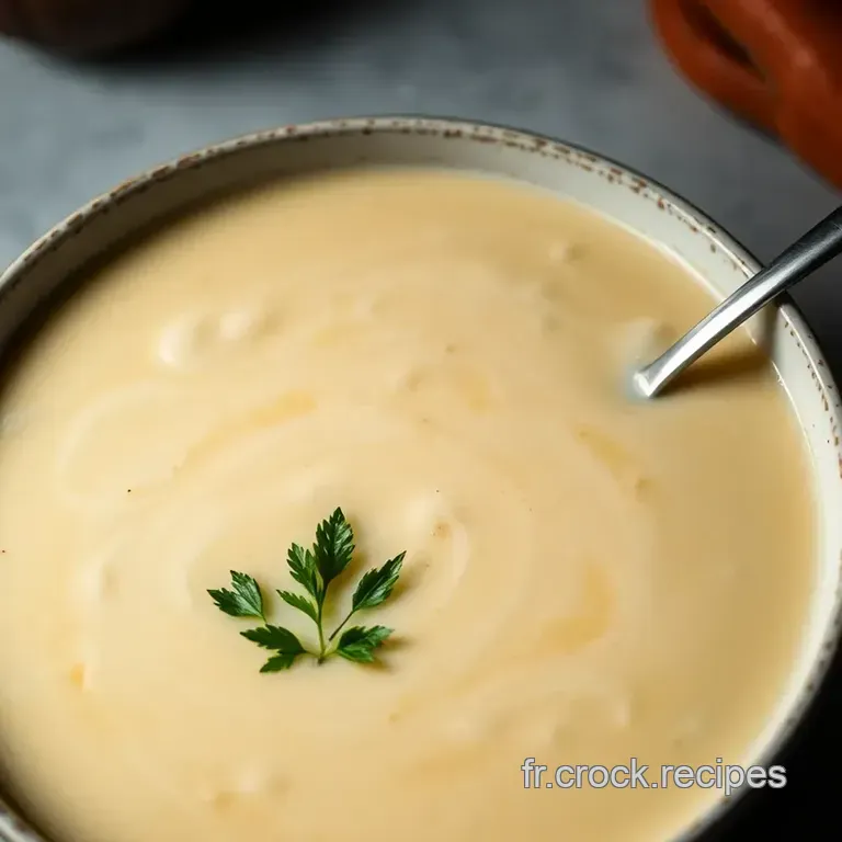Soupe De Lait De Coco Cr&eacute;meuse Et Aromatique presentation