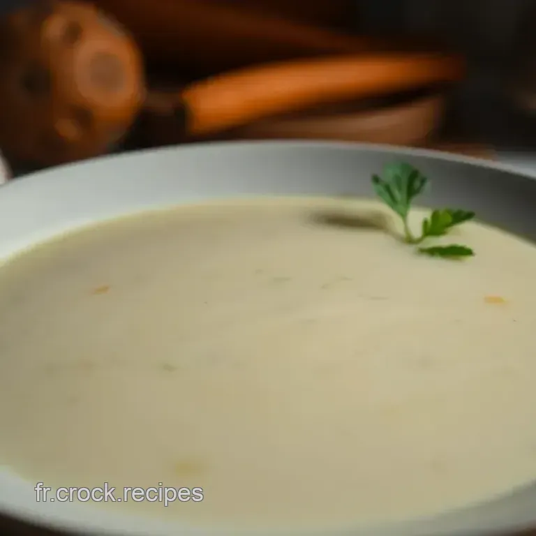 Soupe de Lait de Coco Cr&eacute;meuse et Aromatique