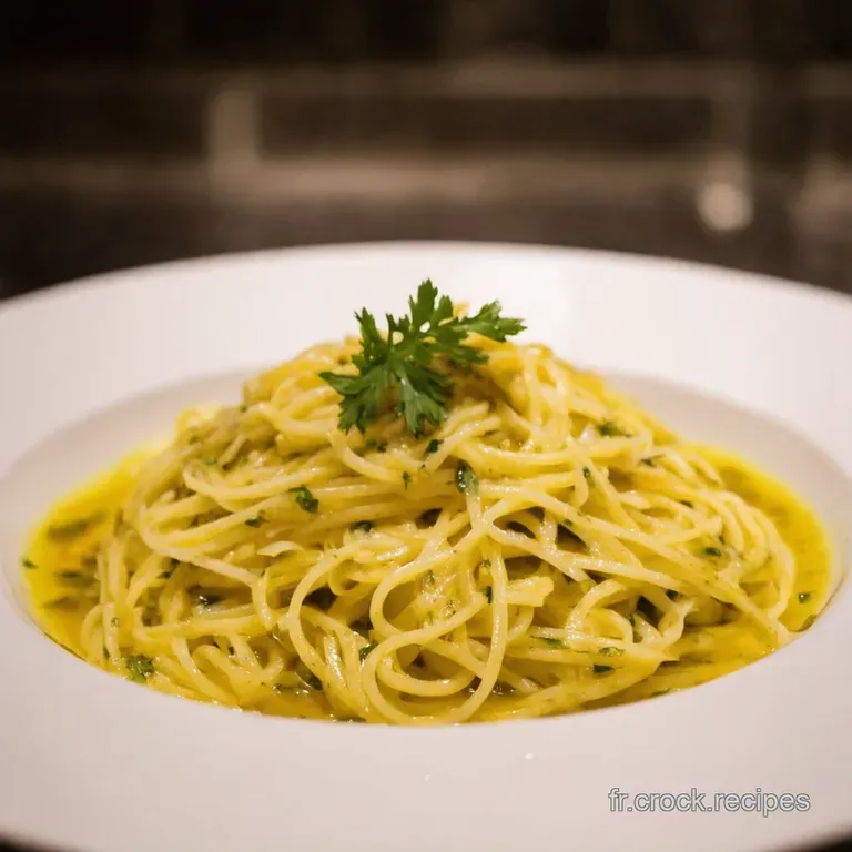 Spaghetti Aglio E Olio presentation