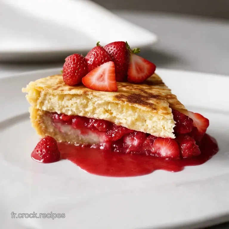 Strawberry Cheesecake Quesadillas Un D&eacute;lice Express