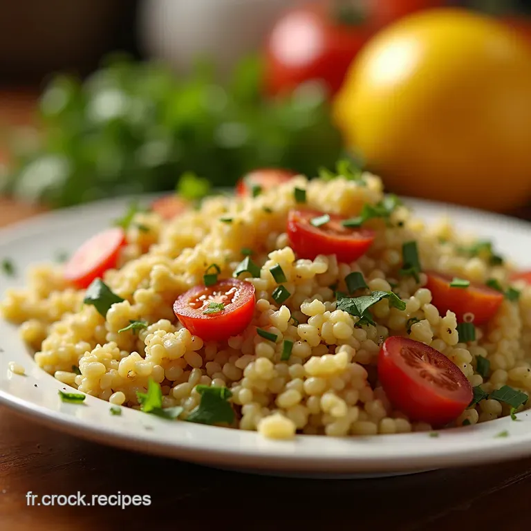 Taboul&eacute; Facile Un Rayon De Soleil Dans Votre Assiette presentation