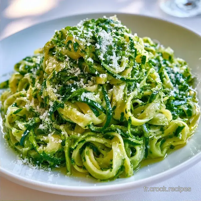 Tagliatelles De Courgettes Express : Croquantes