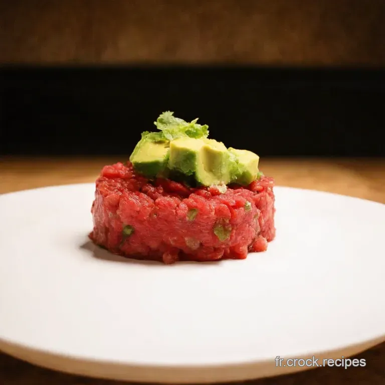 Tartare Davocat Chic Sur Cro&ucirc;tons Croustillants presentation