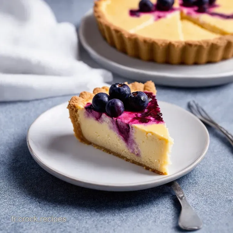 Tarte &agrave; la Myrtille un Air de Campagne