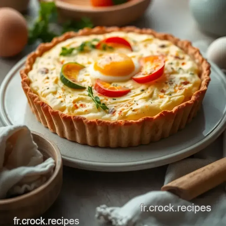 Tarte Au L&eacute;gumes Du Soleil : Le Go&ucirc;t De L &eacute;t&eacute; Dans Votre Assiette presentation