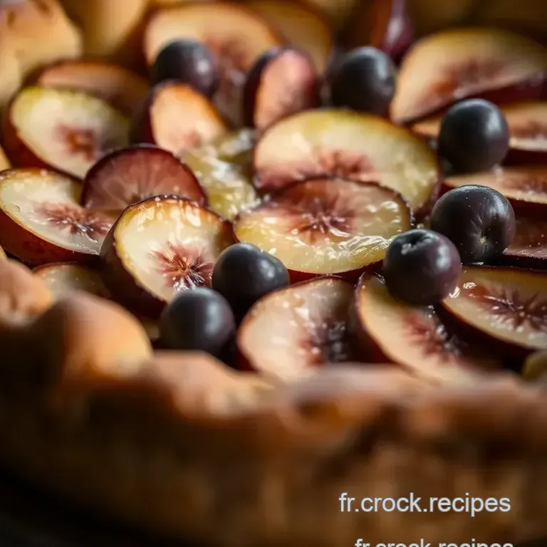 Tarte Aux Figues Avec P&acirc;te Sabl&eacute;e Maison presentation