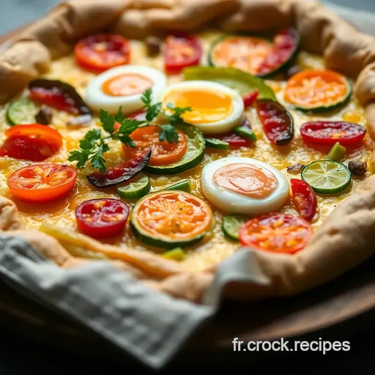 Tarte Aux L&eacute;gumes Du Soleil : Une Recette &Eacute;t&eacute; Incontournable presentation