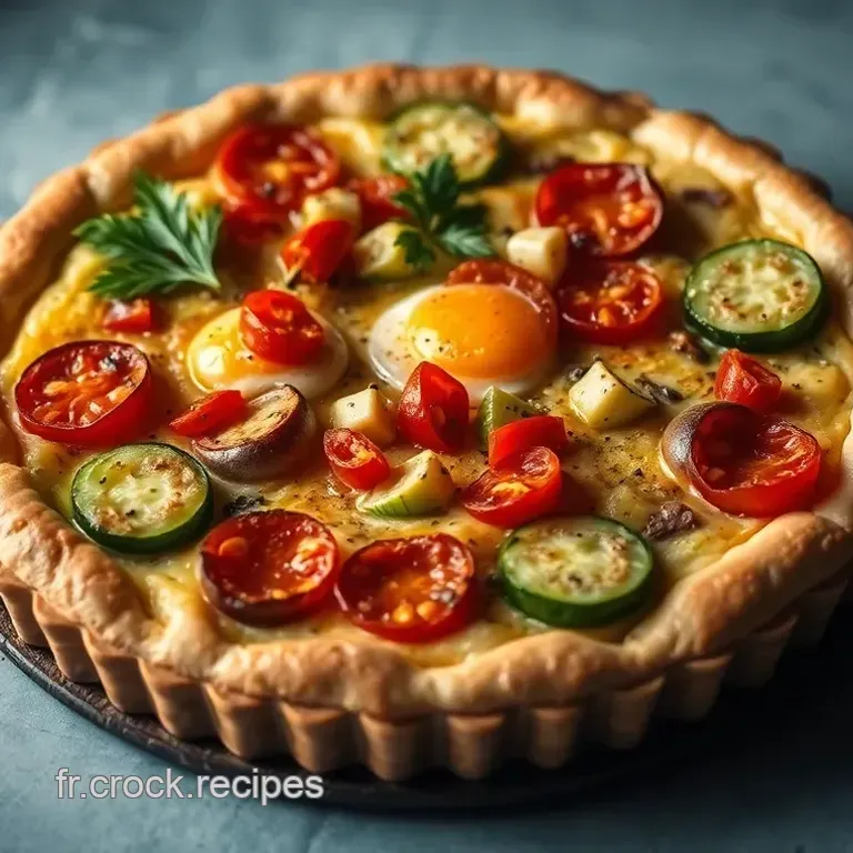 Tarte aux L&eacute;gumes du Soleil : Une Recette &Eacute;t&eacute; Incontournable