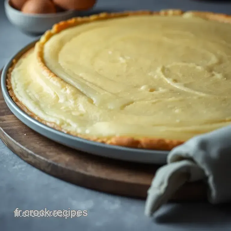 Tarte Aux Myrtilles Savoyarde presentation