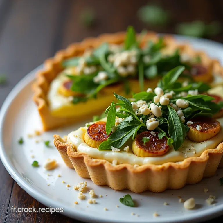 La Tarte Terroir et Gourmandise &Eacute;pinards Frais Ch&egrave;vre Fermier et Noix Croquantes