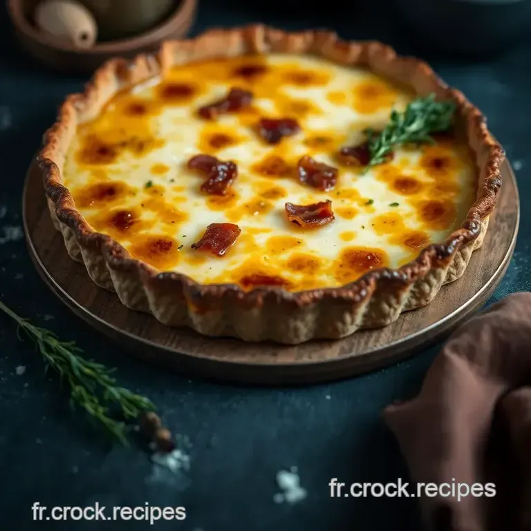 Tarte Flamb&eacute;e: Classic Alsatian Flatbread presentation