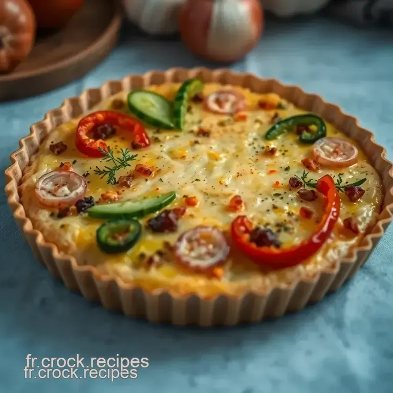 Tarte L&eacute;gumes Simple Et Savoureuse presentation