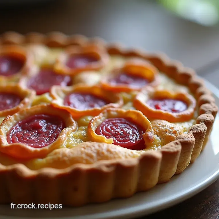 La Reine du Printemps Tarte Croustillante &agrave; la Rhubarbe Fa&ccedil;on Sabl&eacute; Breton