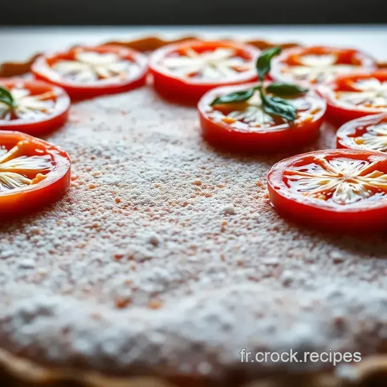 Tarte Soleil &agrave; la Tomate et &agrave; la Moutarde de Dijon