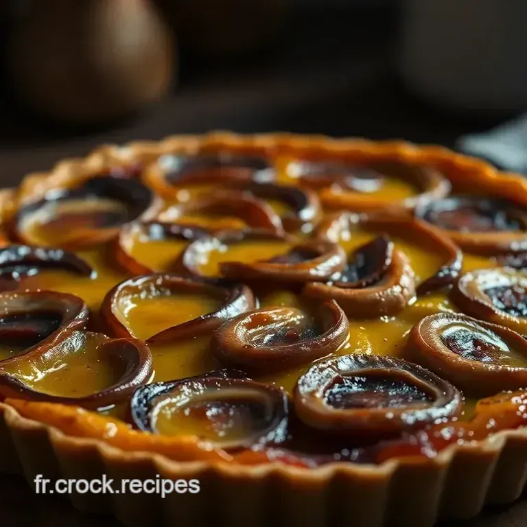 Tarte Tatin aux Champignons Sauvages et Thym Frais