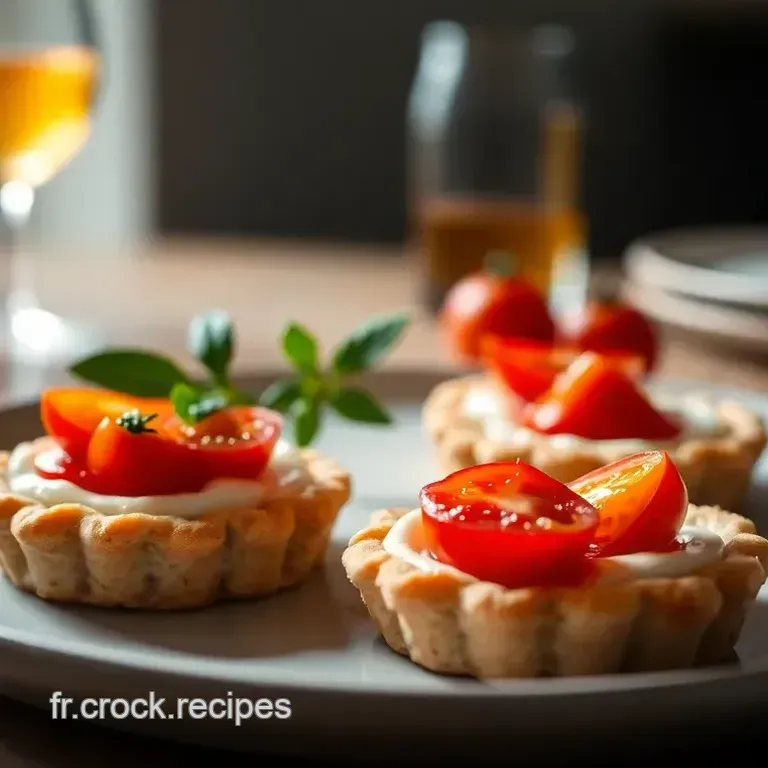 Tartelettes de Tomates Cerises et Ch&egrave;vre