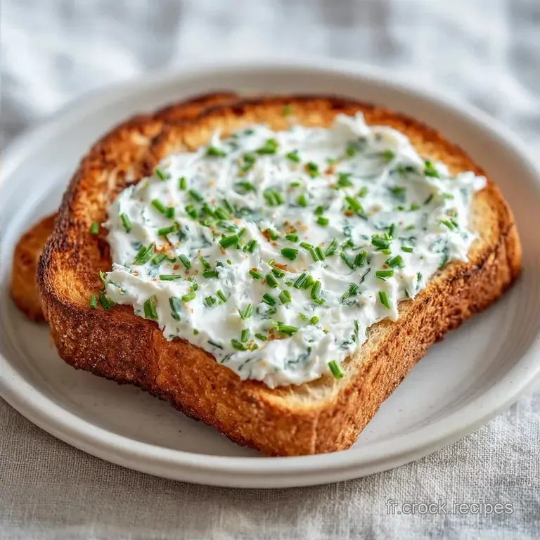 Tartine Ail Fines Herbes: Onctueuse et Fra&icirc;che
