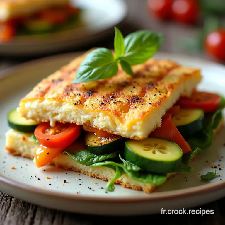 Le Soleil d&Eacute;t&eacute; en Tian Millefeuille de L&eacute;gumes Proven&ccedil;al L&eacute;g&egrave;rement Grill&eacute;