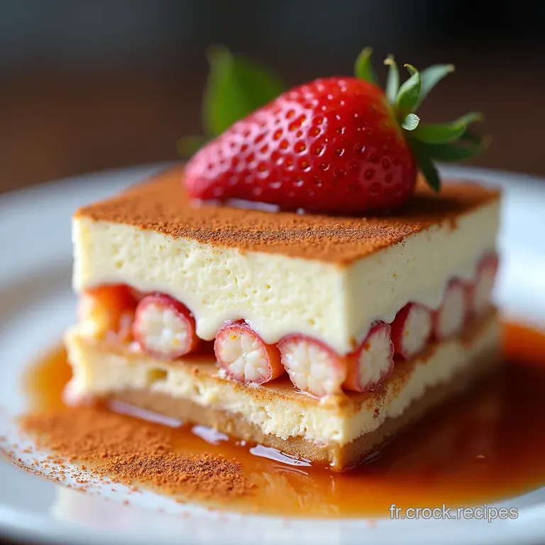 Tiramisu Marin Symphonie dAvocat et Crevettes