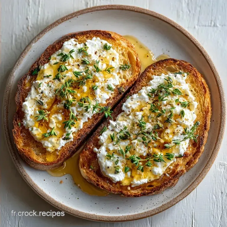 Toast Ch&egrave;vre Miel Chaud: Le Secret