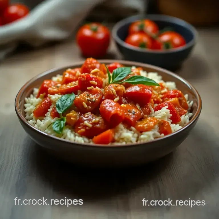 Tomates Farcies Au Riz &Agrave; La Proven&ccedil;ale presentation