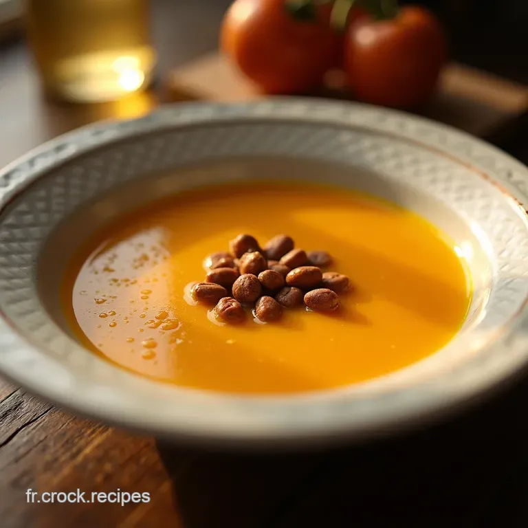 Le Velout&eacute; De Butternut Cr&eacute;m&eacute;e Aux Noix De P&eacute;can Caram&eacute;lis&eacute;es Un Soleil Dans Lassiette presentation