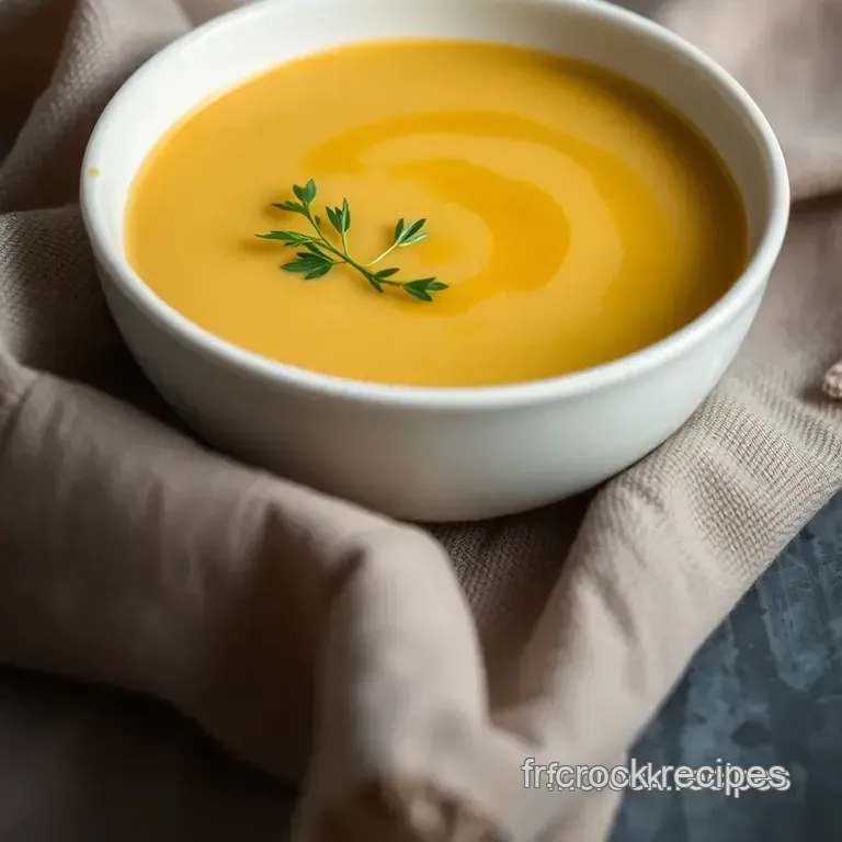 Velout&eacute; De Potiron R&eacute;confortant presentation