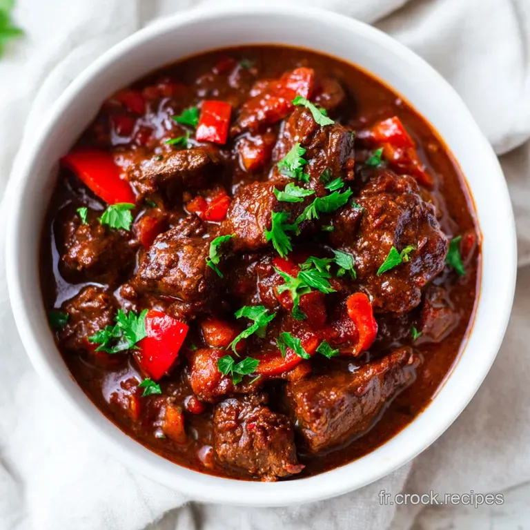 Le V&eacute;ritable Chili Con Carne: Viande Fondante