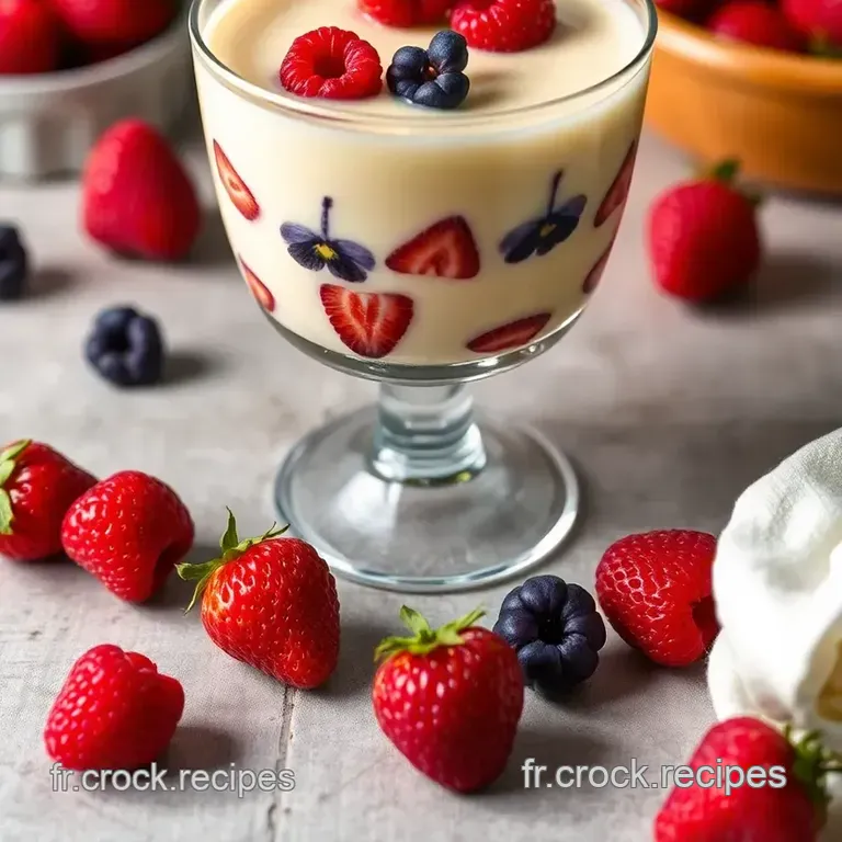 Verrine &Eacute;clatante : Cr&egrave;me De Citron &Agrave; La Violette Et Fruits Rouges presentation