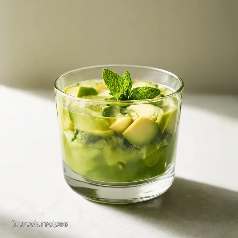 Verrines Ap&eacute;ritives Truite Fum&eacute;e Avocat et Pomme Verte