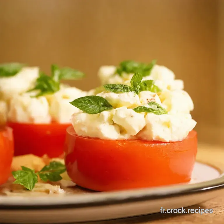 Verrines Ensoleill&eacute;es &Agrave; La Caprese Revisit&eacute;e presentation