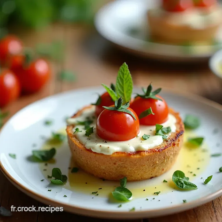 Verrines Express Cr&egrave;me de Feta Tomates Confites Chantilly de Concombre